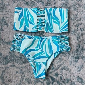 Mikoh Swim bandeau bikini